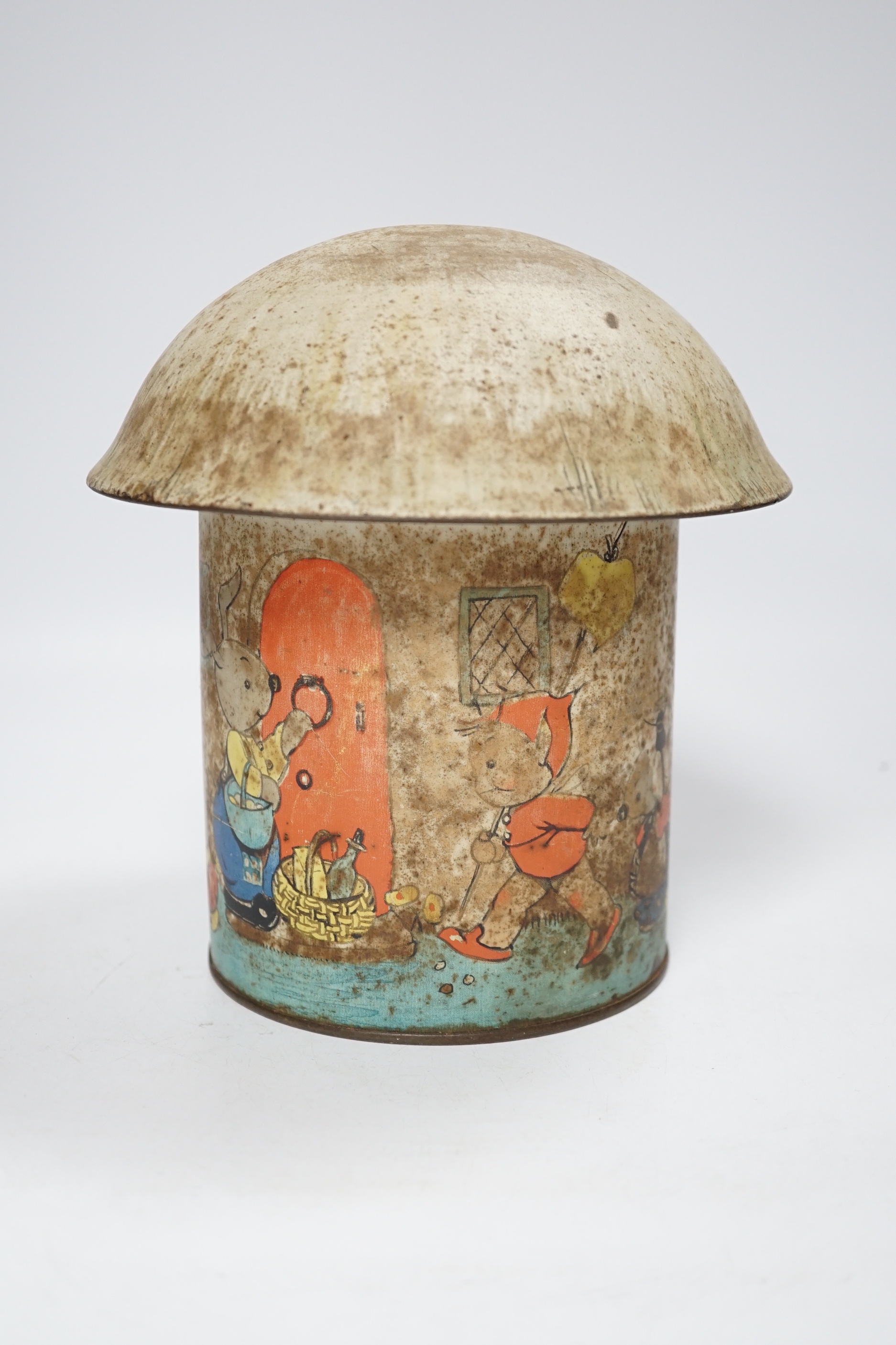 A Lucie Attwell 'mushroom' money box, 19cm